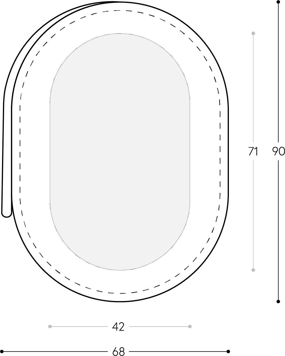 Explore the precision and craftsmanship of our luxury watch rolls with this detailed side elevation. This technical drawing provides a clear view of the watch roll's profile, allowing you to appreciate its meticulous design. Not only does it showcase the exterior case's exact measurements for height and width, but it also reveals the dimensions of the plush interior cushion, ensuring a snug and secure fit for your cherished timepieces.
Our commitment to both style and functionality is evident in every detail, and this illustration offers a glimpse into the care and attention we put into our products. Whether you're a connoisseur of fine timepieces or seeking the perfect gift for a watch enthusiast, our luxury watch rolls stand as a symbol of uncompromising quality.
Experience the epitome of watch storage excellence and discover the ideal home for your valuable watches. Dive into the world of precision, elegance, and security that our luxury watch rolls provide.